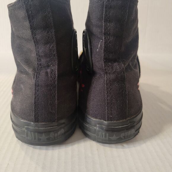 Converse Chuck Taylor All Star high flames canvas sneaker shoes mens 8 womens 10 - Picture 8 of 10